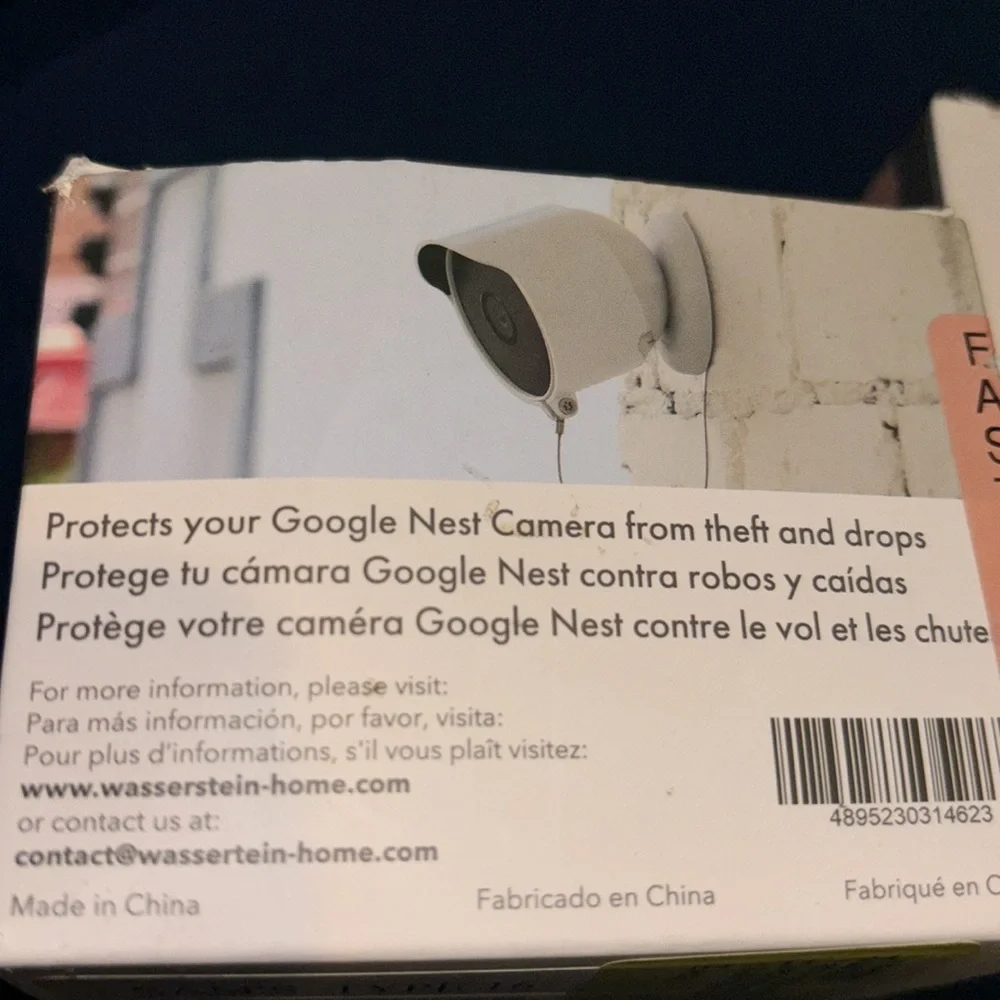 Wasserstein Anti-Theft Mount for Google Nest Cam Outdoor or Indoor 2 pac…